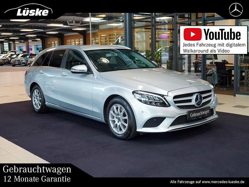 Iridiumsilber Gebraucht 2019 Mercedes C200 Avantgarde Kombi | 20.900 € (Fairer Preis) - Bild 1/4