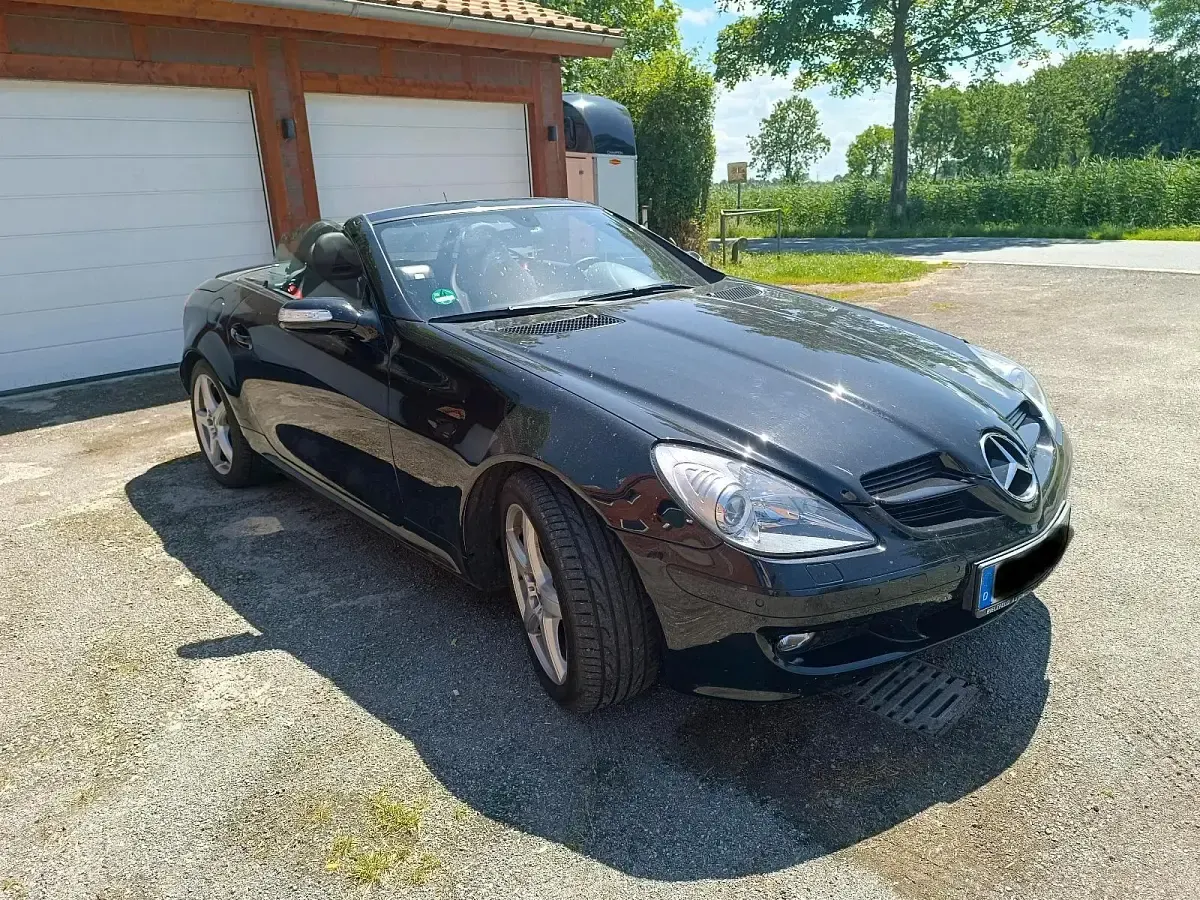 Gebraucht Mercedes SLK350 272 PS (200 kW) 2008 Schwarz Cabrio