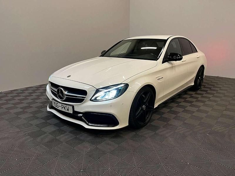Polarweiss Gebraucht 2018 Mercedes C63 AMG AMG Limousine | 38.990 € (Superpreis) - Bild 1/4