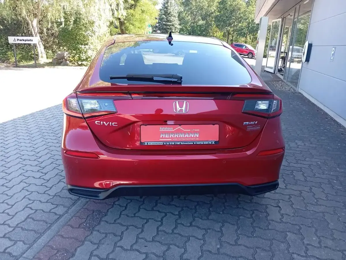 Neu Honda Civic Hybrid 184 PS (135 kW) 2026 Premium crystal red metallic Limousine