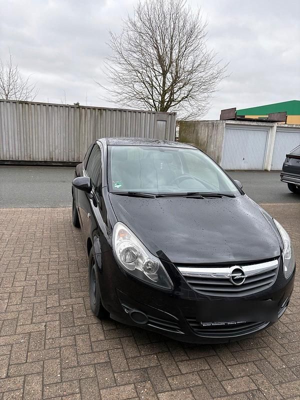 Gebraucht Opel Corsa 80 PS (58 kW) 2010 Schwarz Kleinwagen