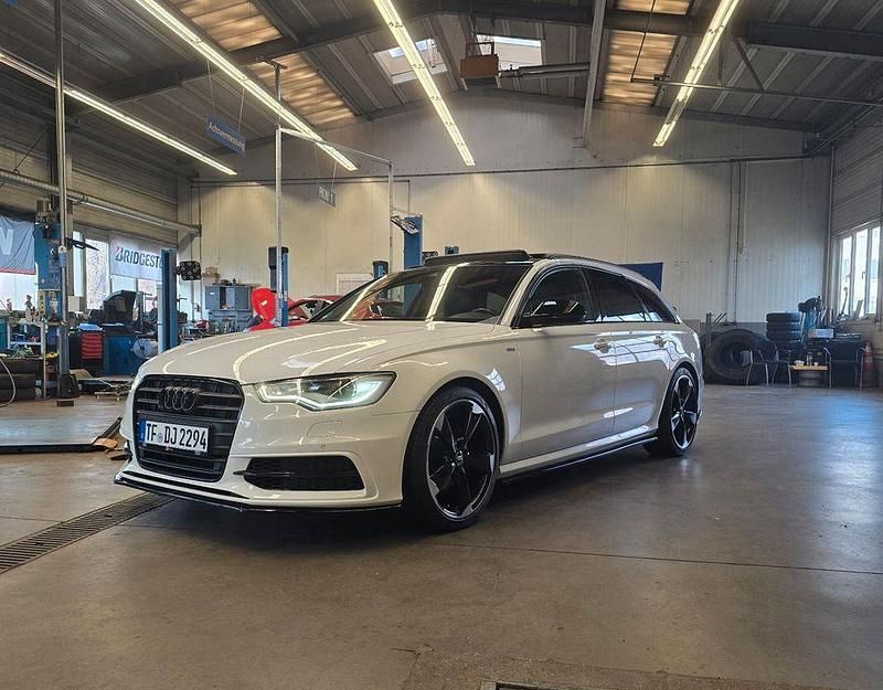 Weiß Gebraucht 2014 Audi A6 S-Line Kombi | 17.800 € (Teuer) - Bild 1/4
