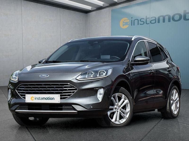 Grau Gebraucht 2021 Ford Kuga SUV | 27.749 € (Teuer) - Bild 1/4