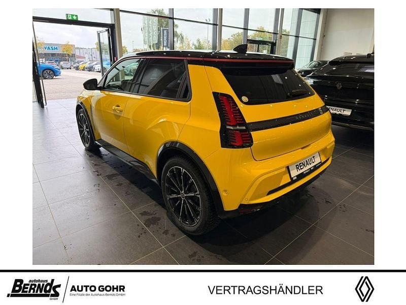 Neu Renault 5 E-Tech Iconic 89 kW (122 PS) 2025 Pop yellow! metallic, dach blackpearlschwarz Kleinwagen