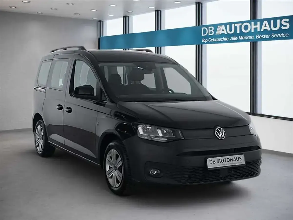 Gebraucht VW Caddy 122 PS (89 kW) 2022 Schwarz Van / Kleinbus