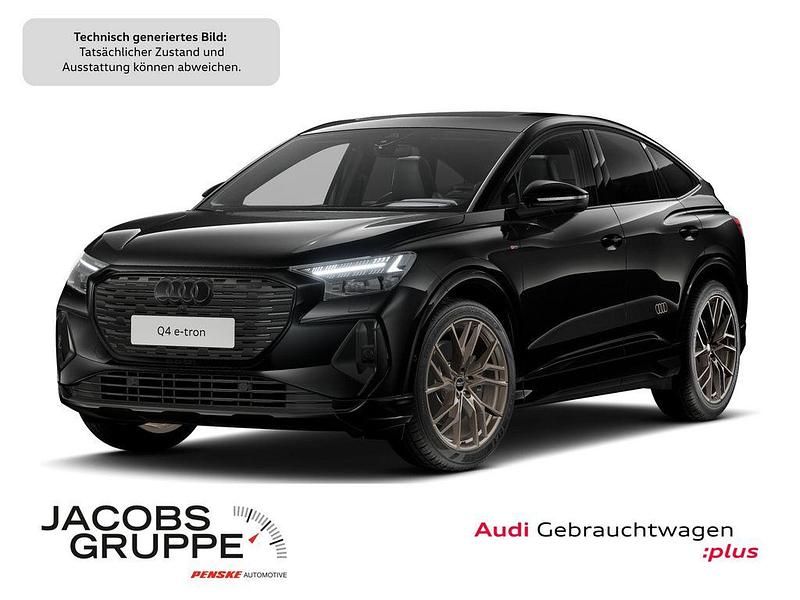 Mythosschwarz metallic Gebraucht 2025 Audi Q4 Sportback e-tron Ambiente SUV | 58.980 € - Bild 1/4