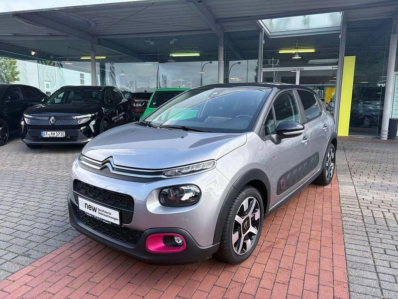 Lack grau (grau) Gebraucht 2018 Citroën C3 PureTech Kleinwagen | 9.990 € (Etwas zu teuer) - Bild 1/3