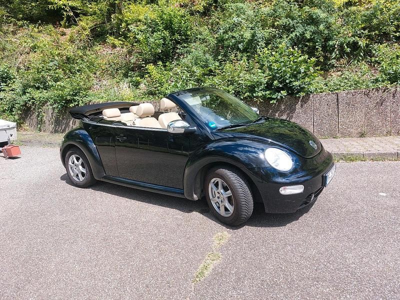 Schwarz Gebraucht 2003 VW Beetle Highline Cabrio | 1.990 € (Guter Preis) - Bild 1/4