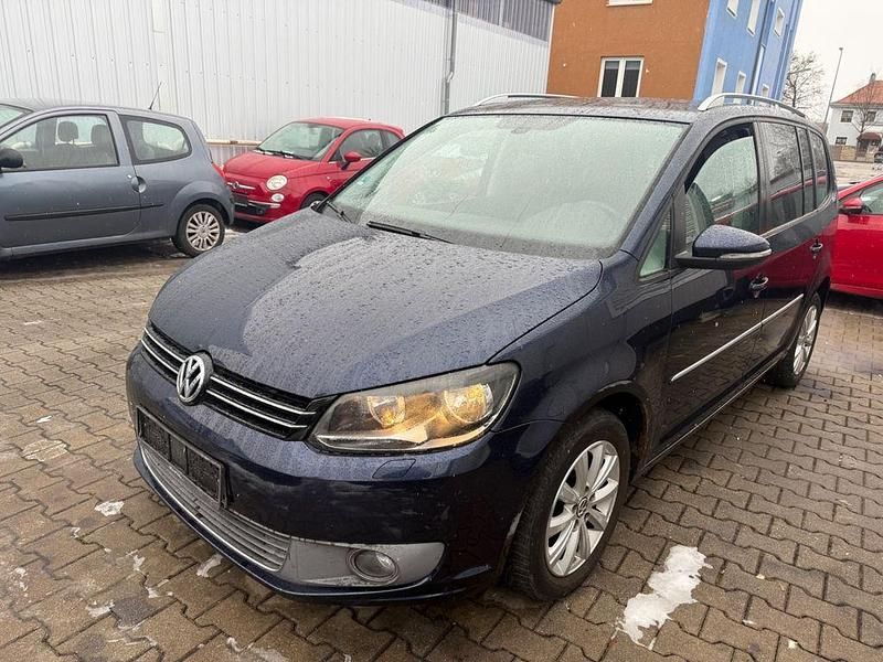 Blau Gebraucht 2010 VW Touran Highline Van / Kleinbus | 4.690 € (Superpreis) - Bild 1/4