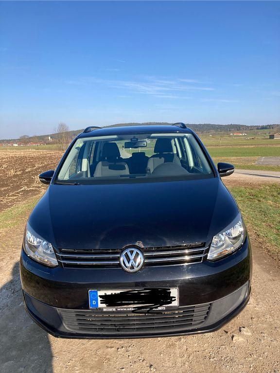 Gebraucht VW Touran Trendline 140 PS (102 kW) 2011 Schwarz Van / Kleinbus