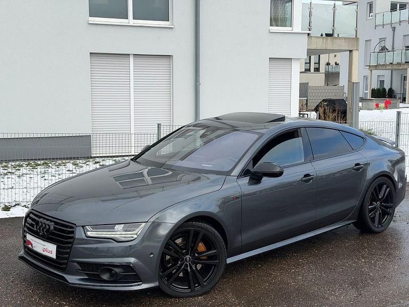 Grau Gebraucht 2015 Audi A7 Sportback S-Line Kleinwagen | 17.170 € (Superpreis) - Bild 1/4