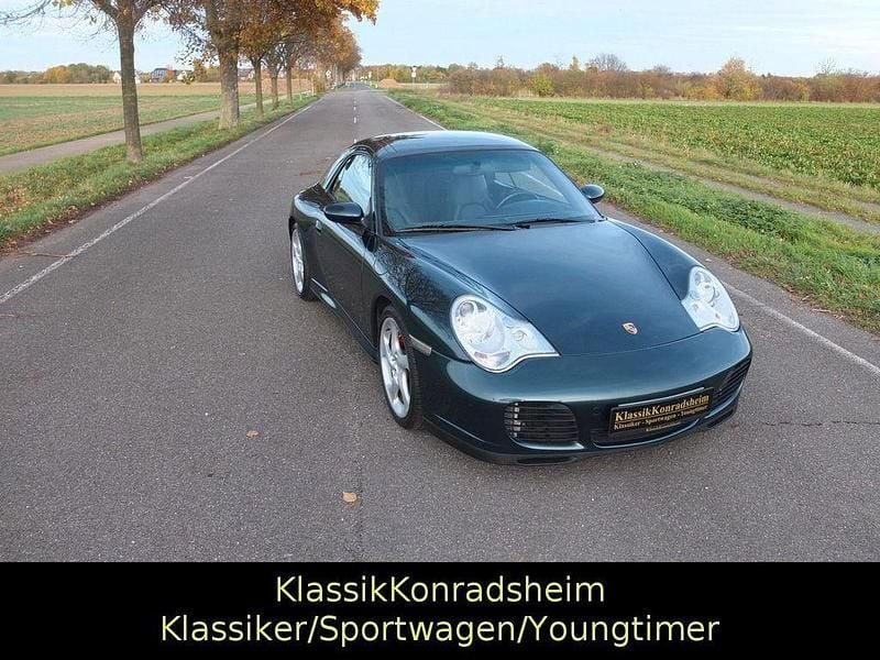 Lagogrün (metallic) Gebraucht 2004 Porsche 911 Carrera 4S Cabriolet Cabrio | 49.990 € (Fairer Preis) - Bild 1/4