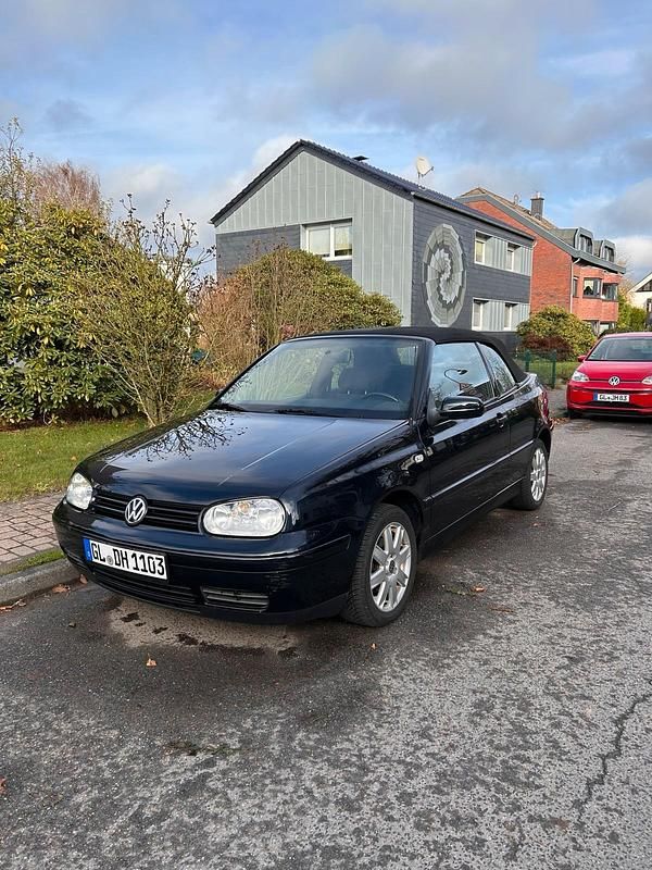 Blau Gebraucht 2001 VW Golf Cabriolet Cabrio | 3.300 € (Fairer Preis) - Bild 1/4