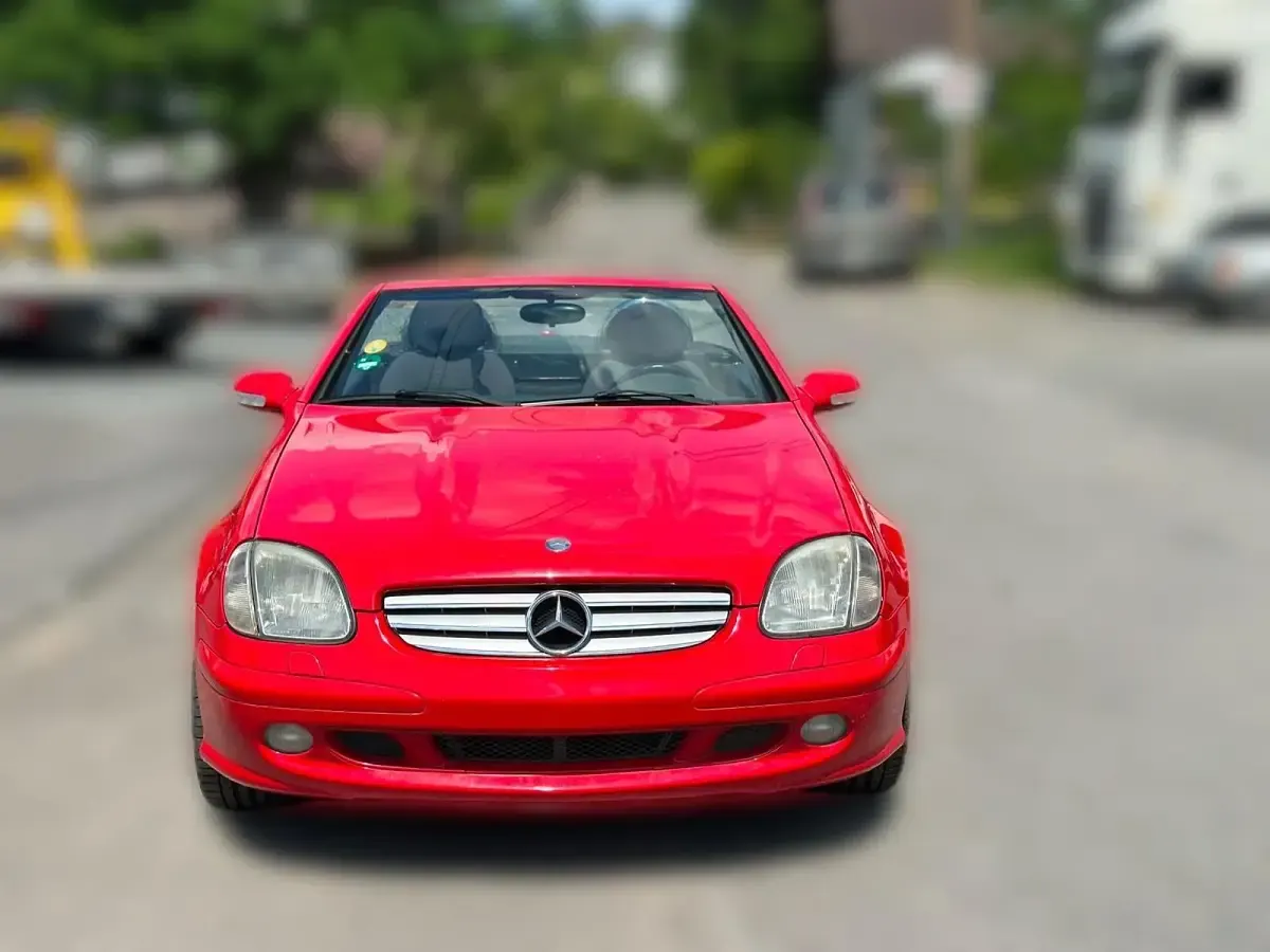 Gebraucht Mercedes SLK320 218 PS (160 kW) 2001 Rot Cabrio