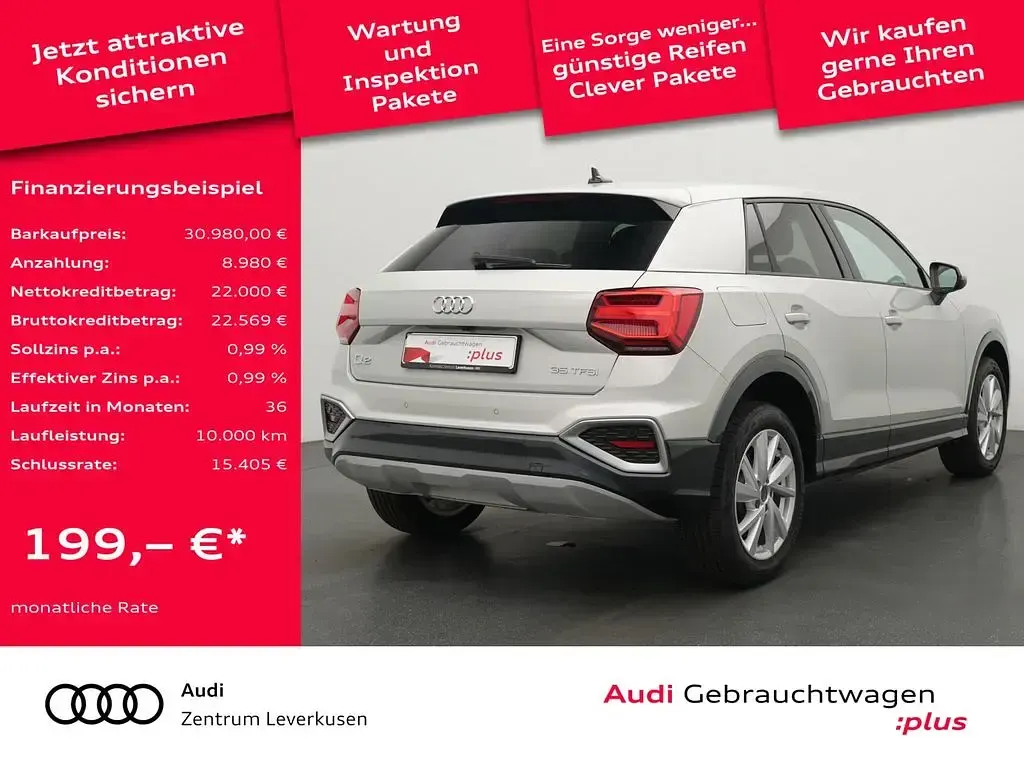 Gebraucht Audi Q2 Advanced Plus 150 PS (110 kW) 2025 Tausilber metallic SUV