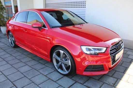 Tangored (metallic) Gebraucht 2018 Audi A3 S-Line Limousine | 20.850 € (Guter Preis) - Bild 1/4