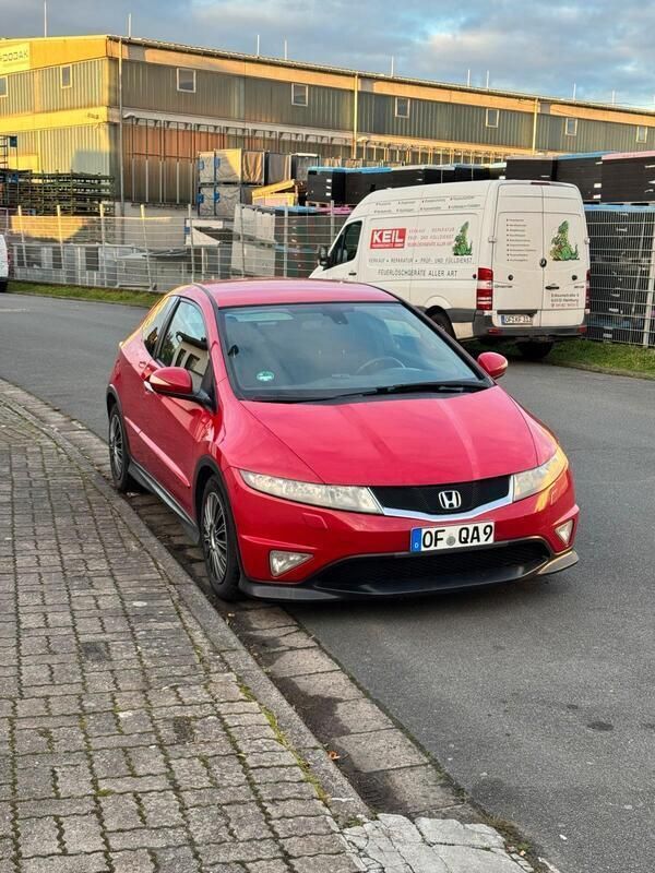 Rot Gebraucht 2007 Honda Civic Coupé | 3.555 € (Fairer Preis) - Bild 1/4
