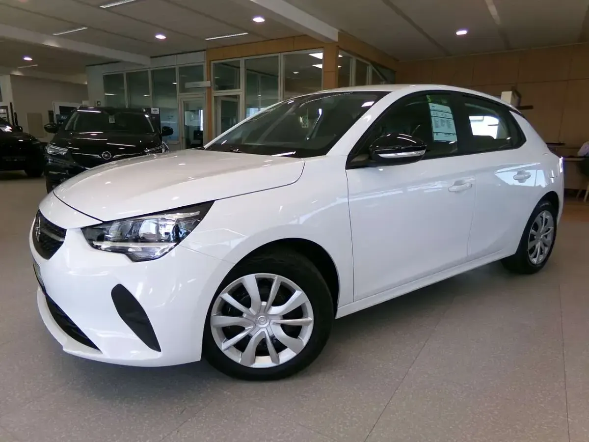 Gebraucht Opel Corsa Edition 101 PS (74 kW) 2022 Jade weiß/spiegel schwarz lackiert Kleinwagen