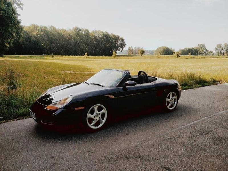 Schwarz Gebraucht 1998 Porsche 986 Boxster Cabrio | 12.900 € (Fairer Preis) - Bild 1/4