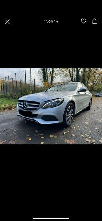 Silber Gebraucht 2017 Mercedes C220 Avantgarde Limousine | 18.600 € (Guter Preis) - Bild 1/4