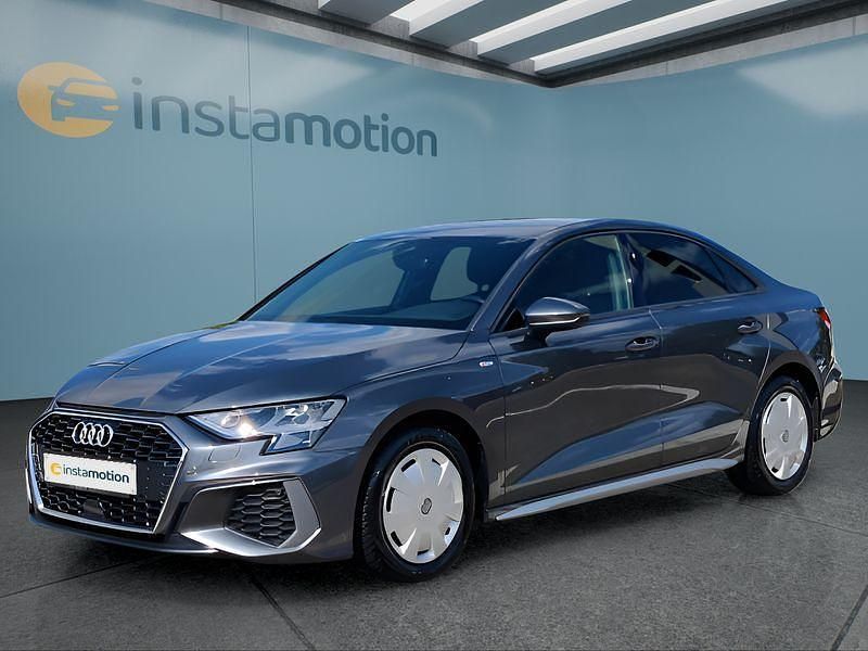 Grau Gebraucht 2020 Audi A3 S-Line Limousine | 23.649 € (Fairer Preis) - Bild 1/4
