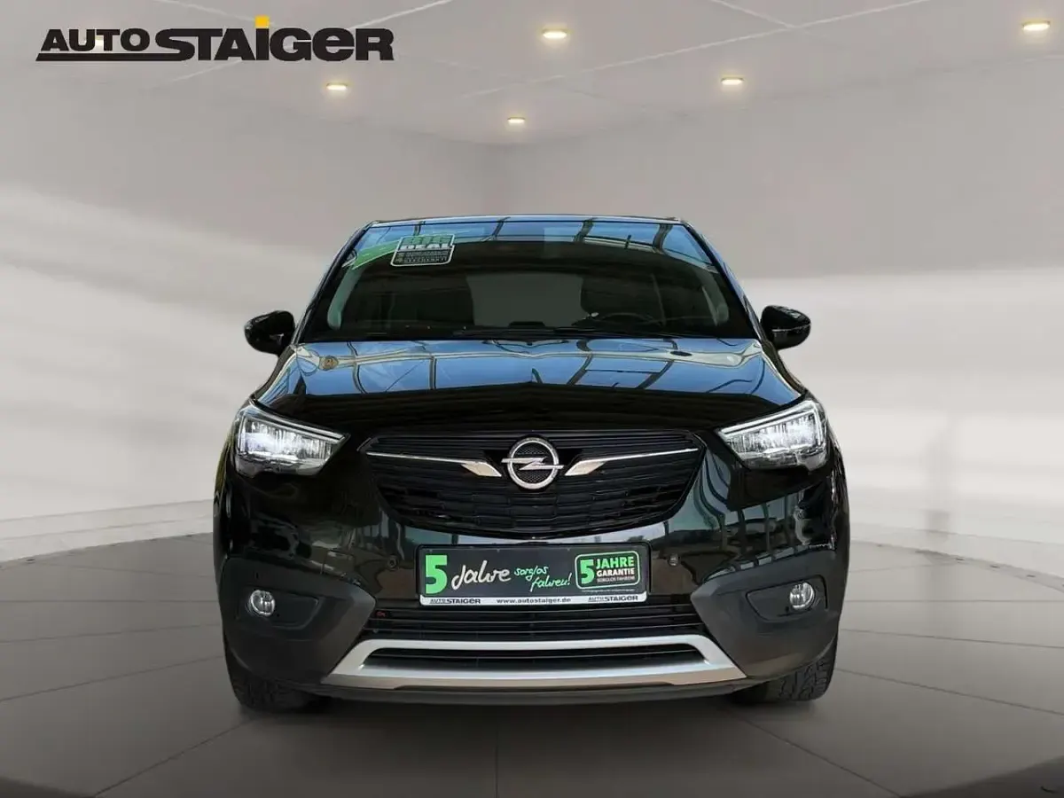 Gebraucht Opel Crossland X Innovation 110 PS (80 kW) 2019 Diamant schwarz/karbon schwarz SUV