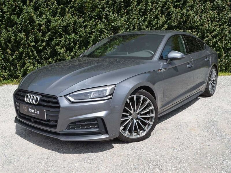 Grau Gebraucht 2018 Audi A5 Sportback S-Line Limousine | 18.900 € - Bild 1/4