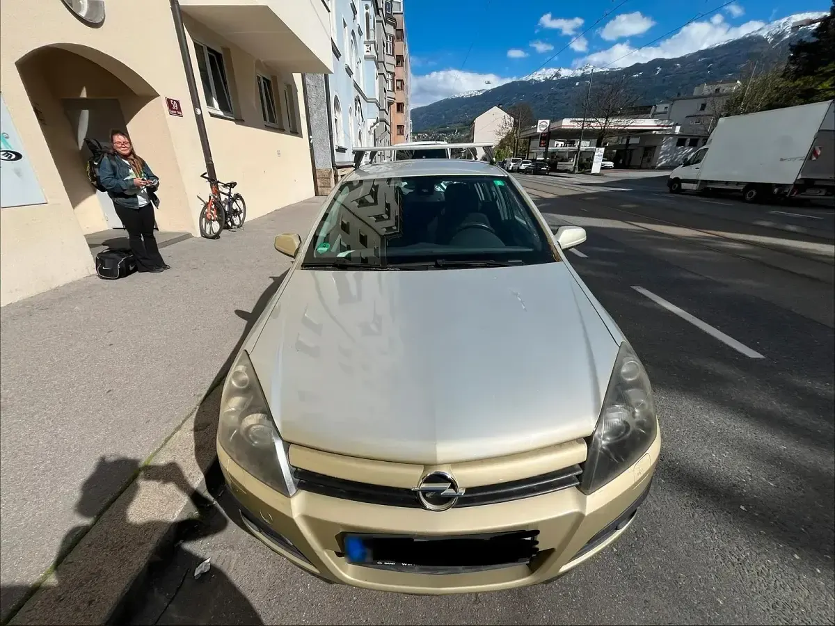 Occasion Opel Astra 105 ch (77 kW) 2004 Jaune Berline