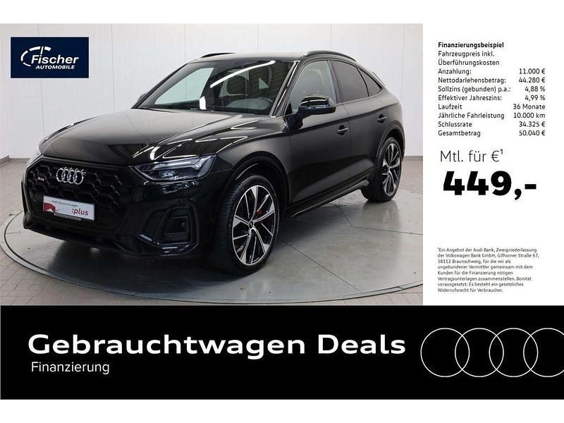 Schwarz Gebraucht 2022 Audi SQ5 Sportback Ambiente SUV | 55.280 € (Fairer Preis) - Bild 1/4