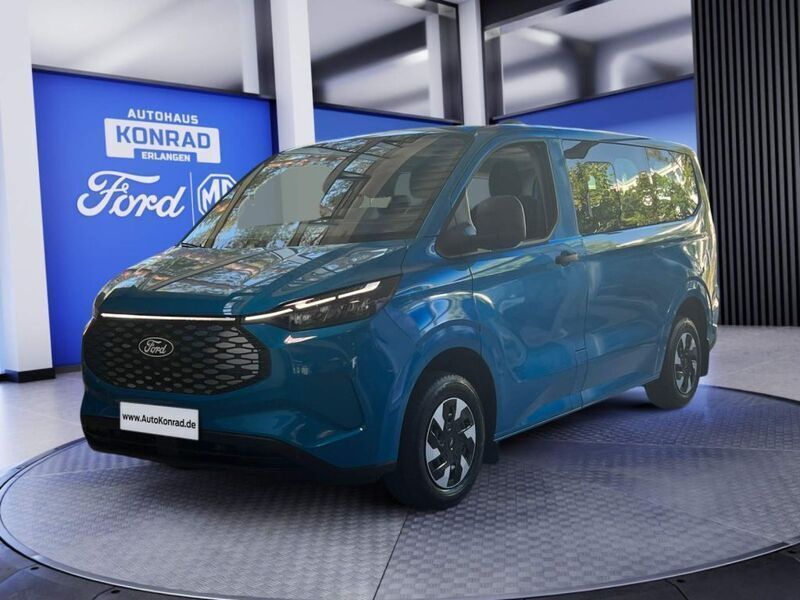 Digitalaquablue metallic Neu 2024 Ford E-Transit Trend Van | 58.972 € (Teuer) - Bild 1/4