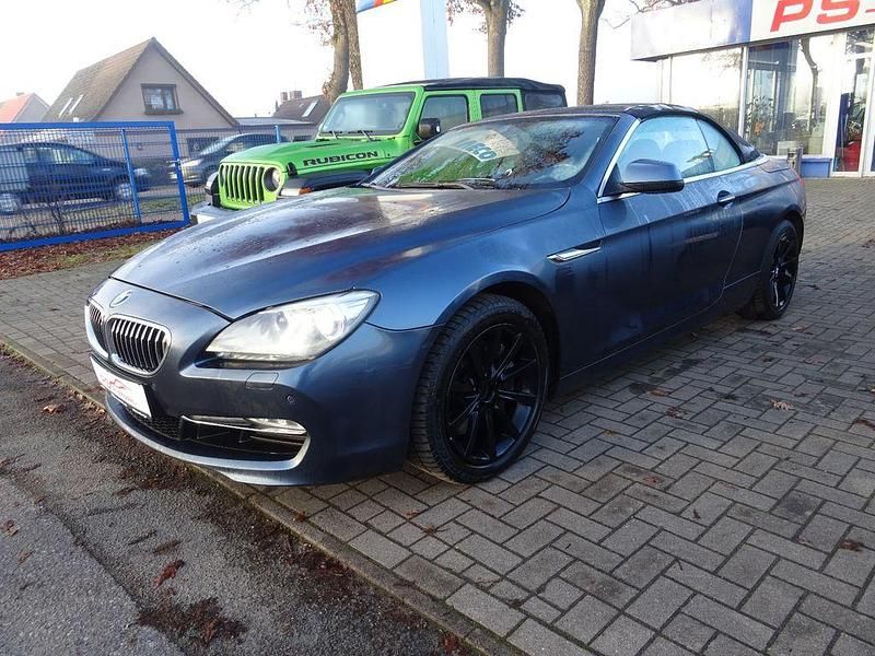 Schwarz Gebraucht 2014 BMW 640 Cabriolet Sport Line Cabrio | 16.999 € (Teuer) - Bild 1/4
