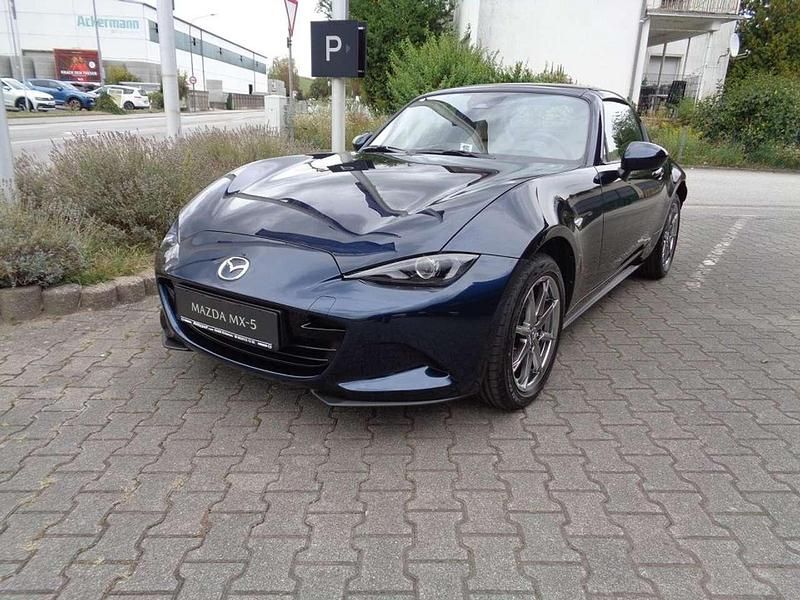 Neu Mazda MX5 Kazari 132 PS (97 kW) 2025 Deep crystal blue Cabrio