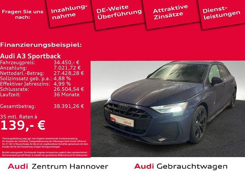 Gebraucht Audi A3 S-Line 150 PS (110 kW) 2024 Navarrablau metallic Limousine