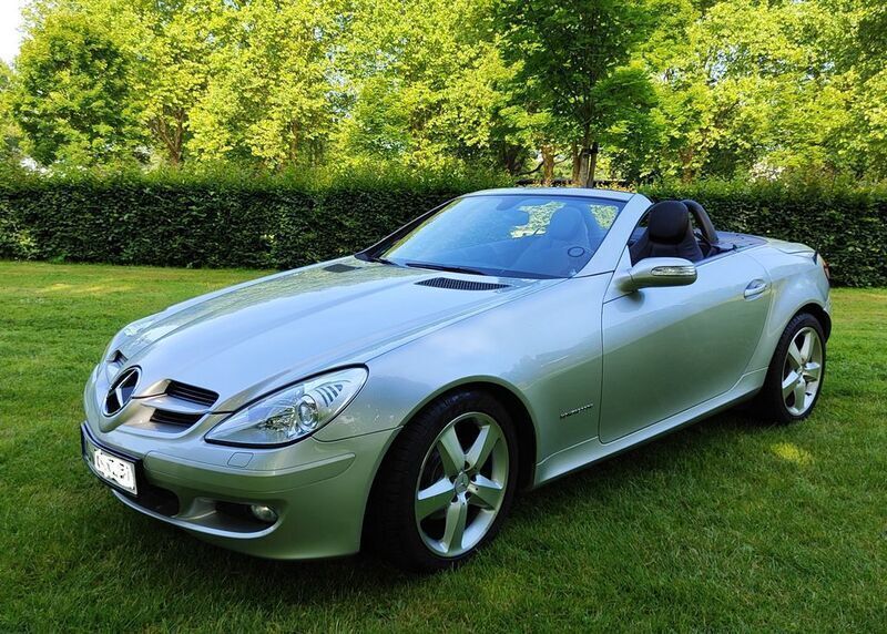 Silber Gebraucht 2005 Mercedes SLK200 Cabrio | 9.950 € (Superpreis) - Bild 1/4