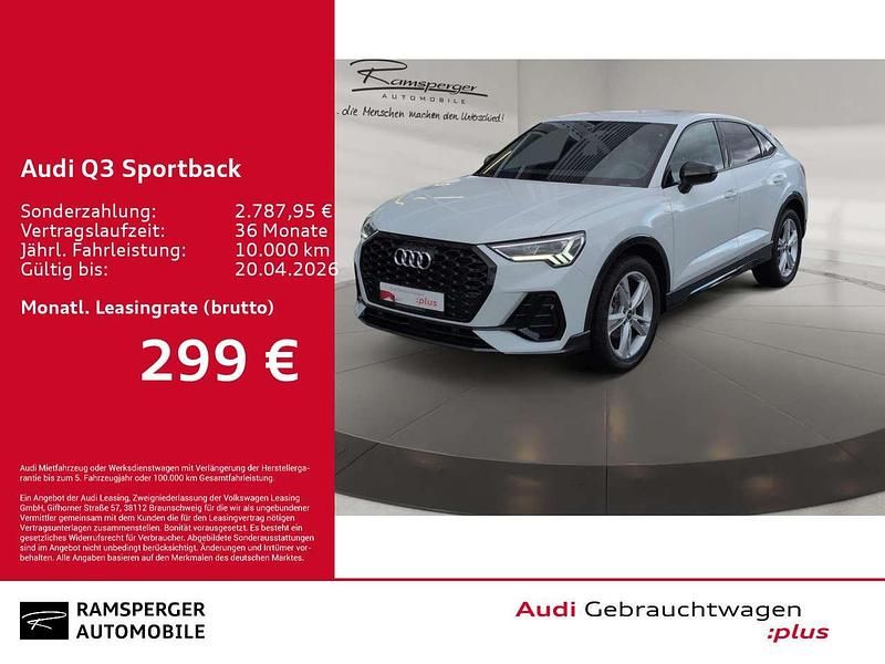 Gebraucht Audi Q3 S-Line 150 PS (110 kW) 2025 Gletscherweiß metallic SUV