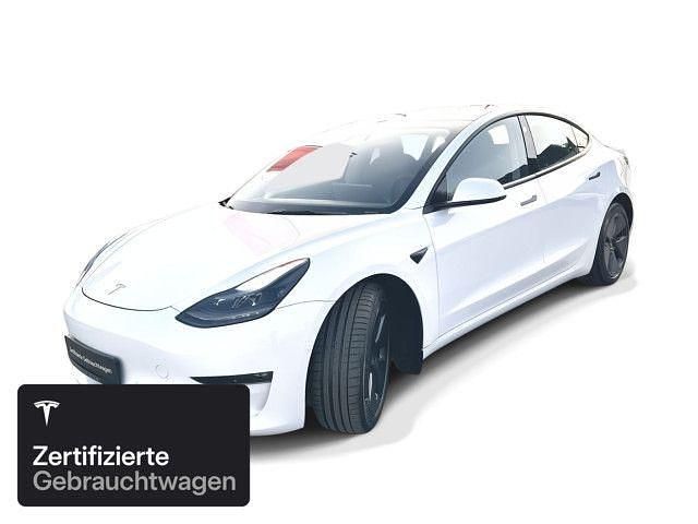Weiß Gebraucht 2021 Tesla Model 3 Long Range AWD Limousine | 26.800 € (Fairer Preis) - Bild 1/4