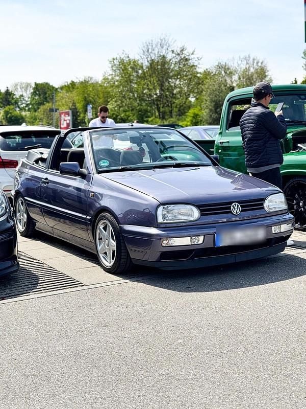 Violet Gebraucht 1998 VW Golf Cabriolet Cabrio | 9.500 € - Bild 1/4