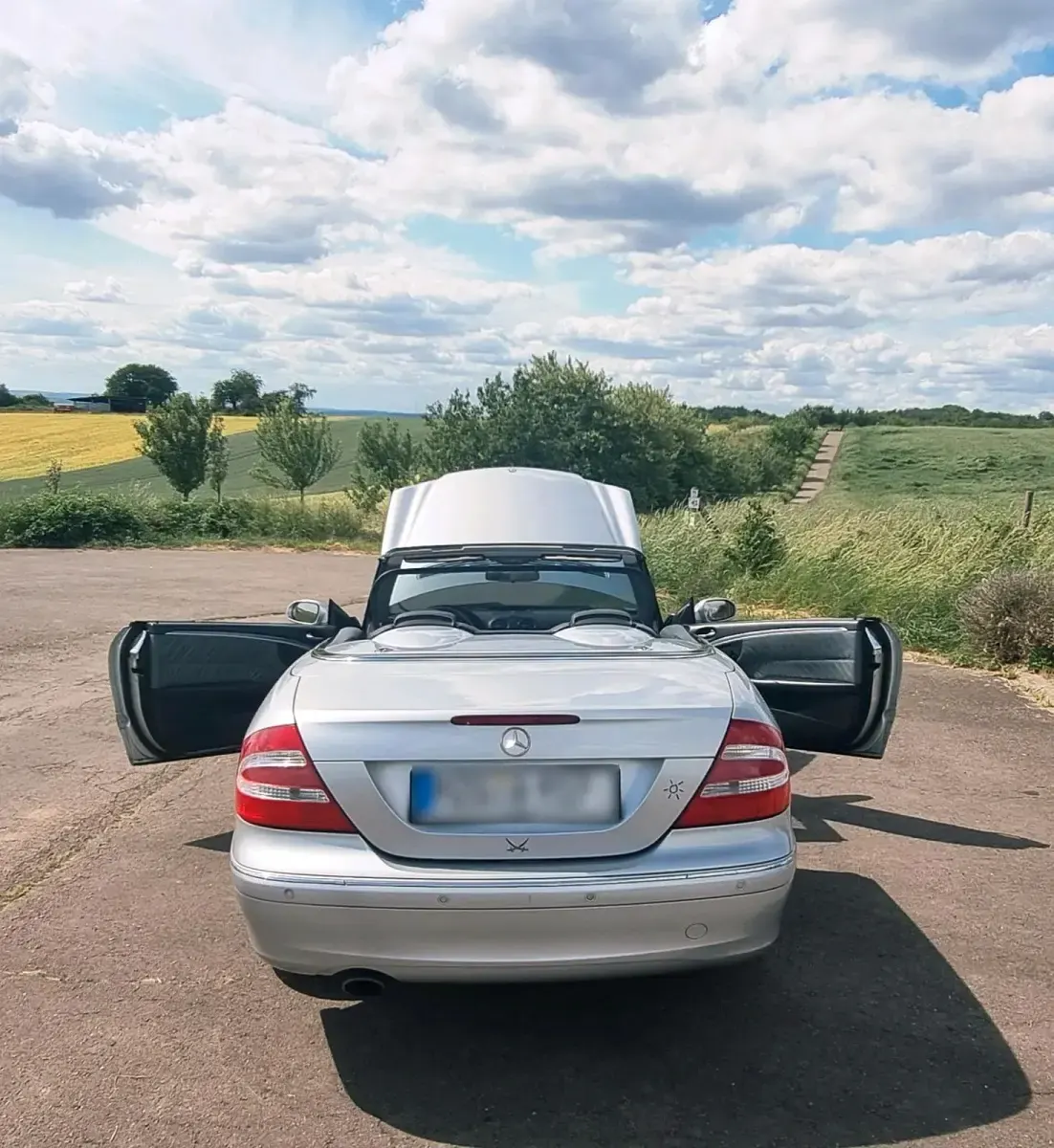 Gebraucht Mercedes CLK240 Avantgarde 170 PS (125 kW) 2004 Silber Cabrio