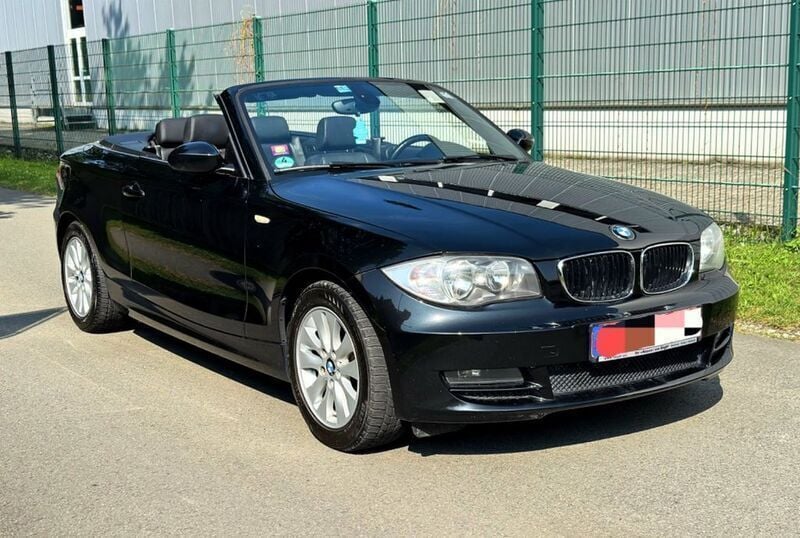 Schwarz Gebraucht 2008 BMW 120 Cabriolet Advantage Cabrio | 5.499 € (Superpreis) - Bild 1/4
