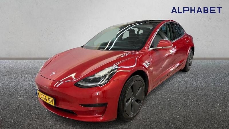 Rot Gebraucht 2020 Tesla Model 3 Standard Range Limousine | 19.900 € (Guter Preis) - Bild 1/4