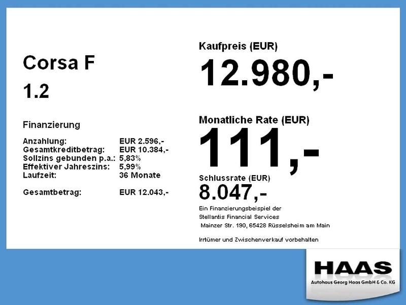 Gebraucht Opel Corsa Edition 75 PS (55 kW) 2022 Chili rot/kardio rot Kleinwagen