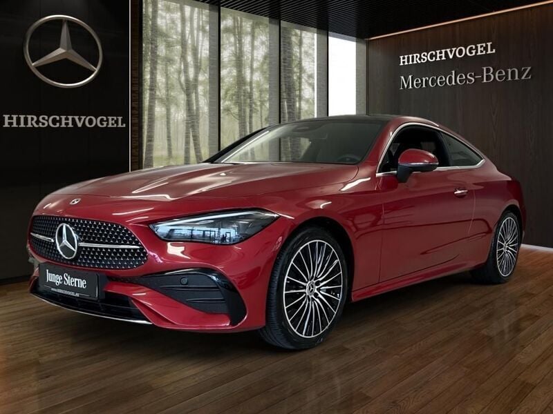 Rot Gebraucht 2023 Mercedes CLE220 AMG line Coupé | 49.890 € (Superpreis) - Bild 1/4
