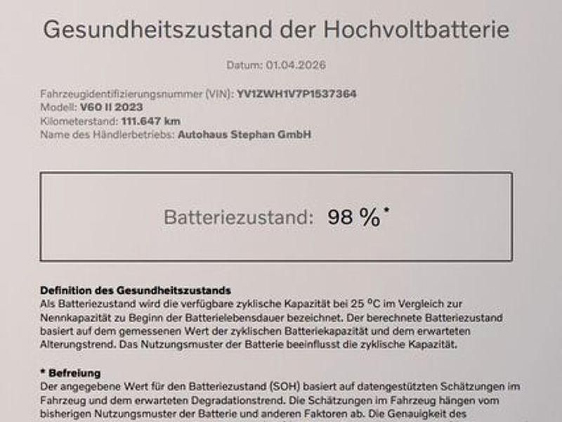 Gebraucht Volvo V60 351 PS (258 kW) 2023 Schwarz Kombi