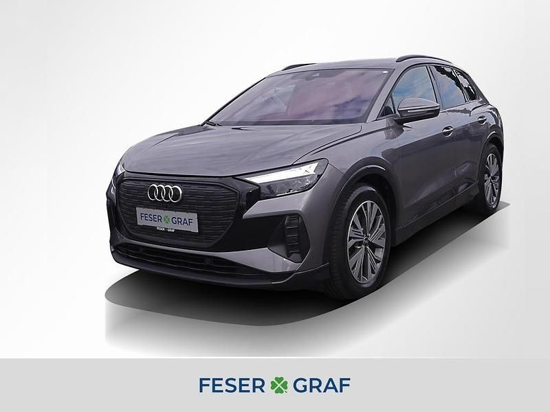 Taifungrau metallic Gebraucht 2022 Audi Q4 e-tron Advanced SUV | 28.740 € (Fairer Preis) - Bild 1/4