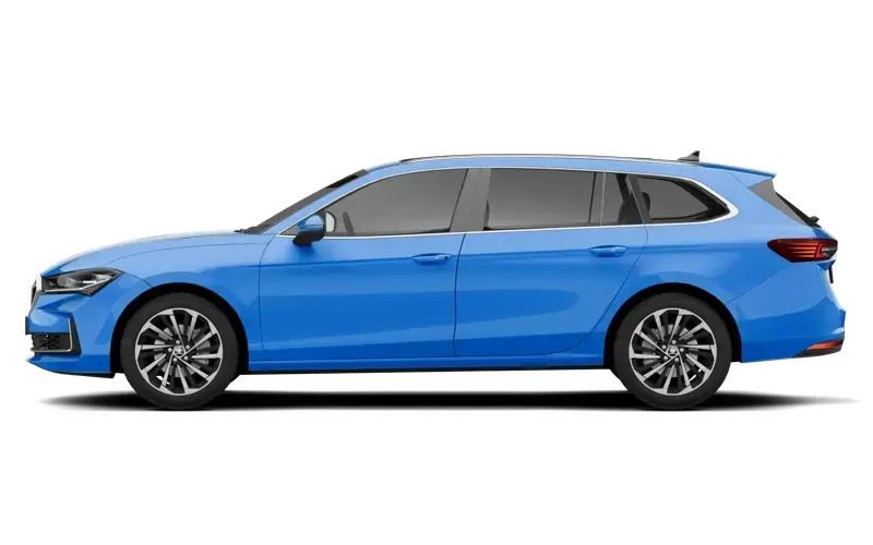 Blau Neu 2025 Skoda Superb Essence Kombi | 34.990 € (Fairer Preis) - Bild 1/1
