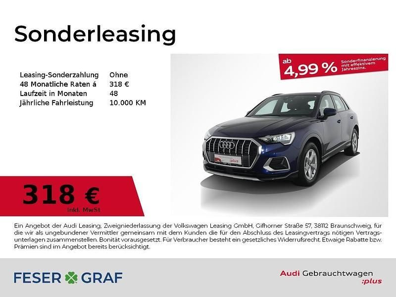 Gebraucht Audi Q3 Ambiente 150 PS (110 kW) 2025 Navarrablau metallic SUV