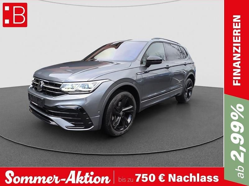 Grau Gebraucht 2024 VW Tiguan Allspace R-line SUV | 47.990 € (Teuer) - Bild 1/4