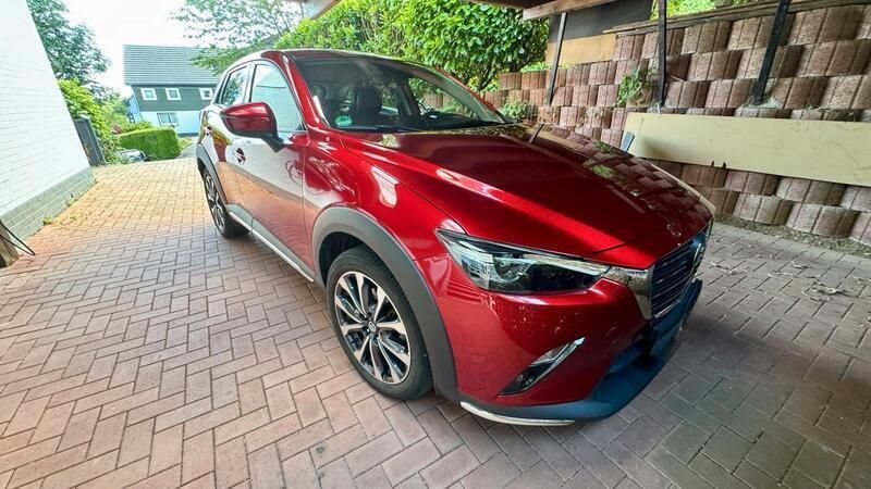 Rot Gebraucht 2021 Mazda CX-3 Comfort SUV | 17.749 € (Fairer Preis) - Bild 1/4