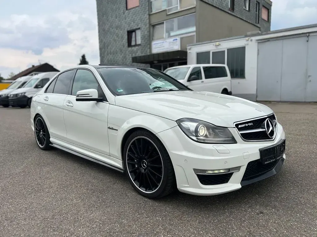 Gebraucht Mercedes C63 AMG AMG 457 PS (336 kW) 2012 Weiß Limousine