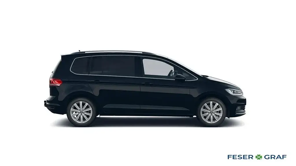 Gebraucht VW Touran Highline 150 PS (110 kW) 2025 Grenadillschwarz metallic Van / Kleinbus